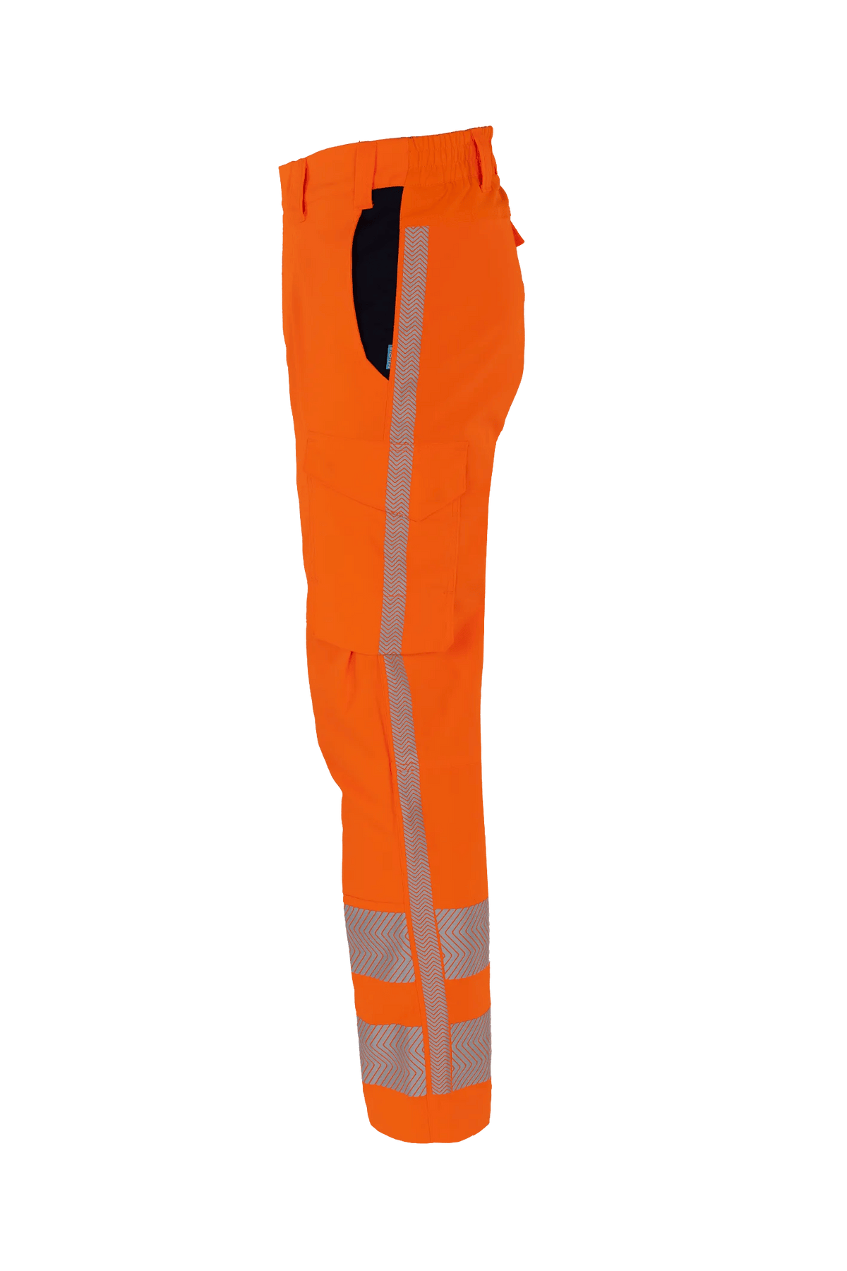 Sioen Tommel in High-vis orange, side view