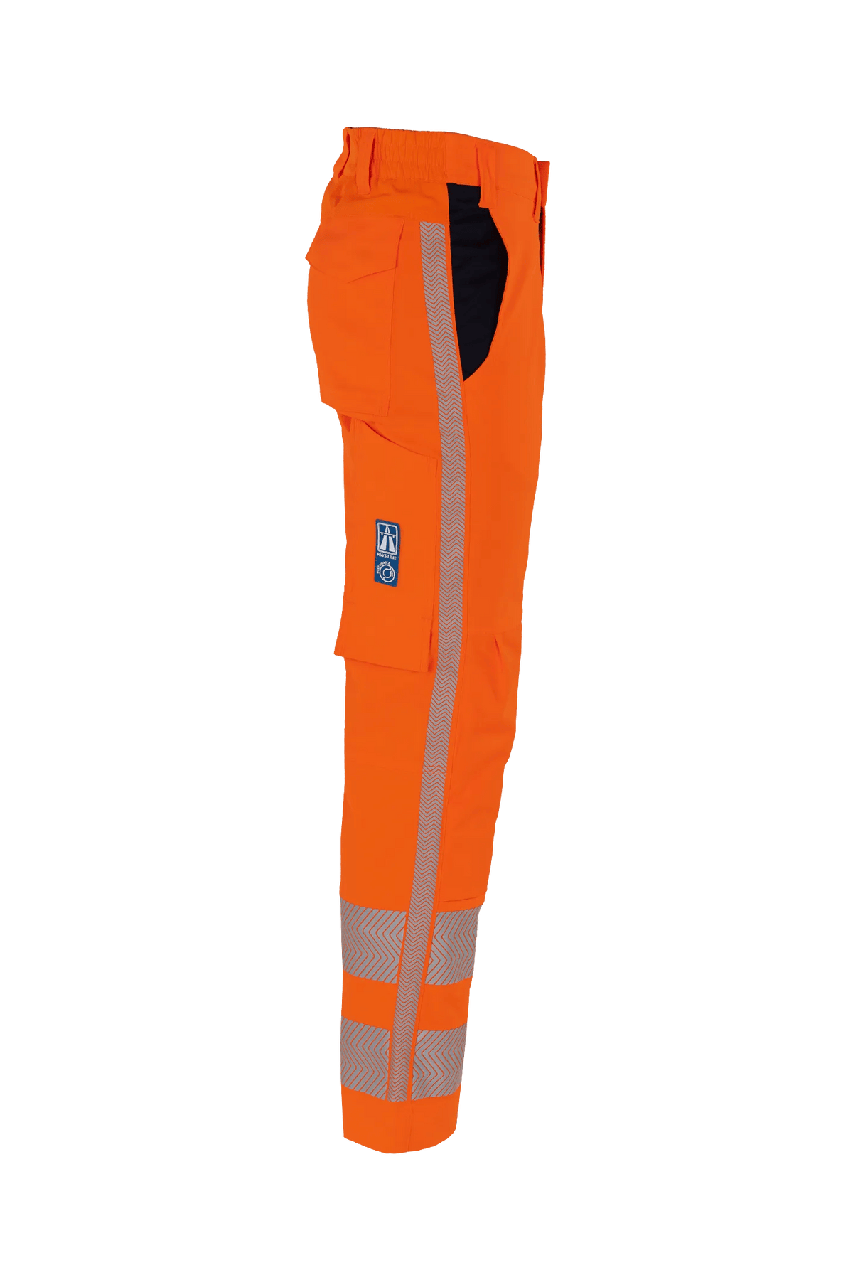 Sioen Tommel in High-vis orange, side view