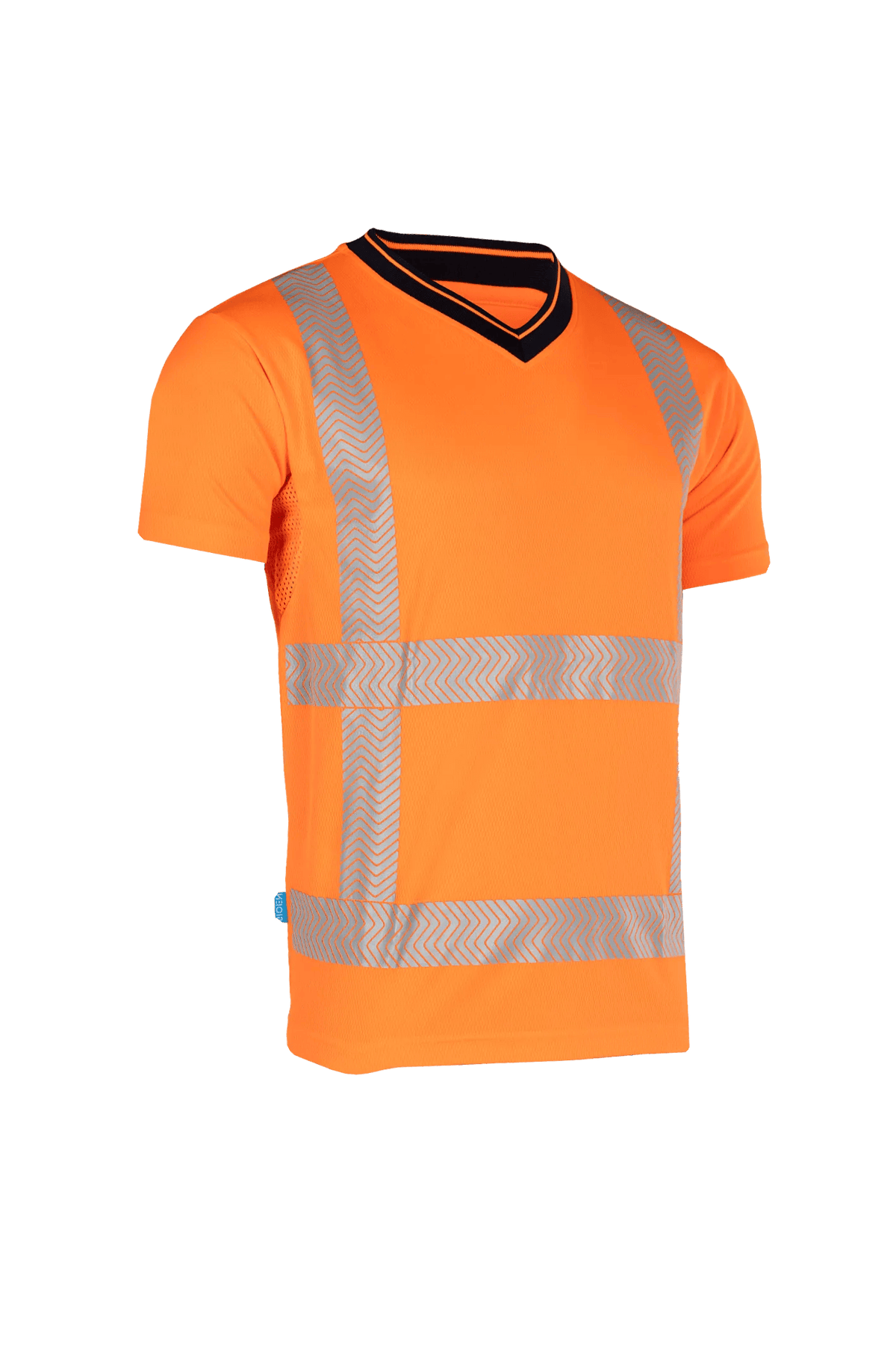 Sioen Alkum in High-vis orange, side view