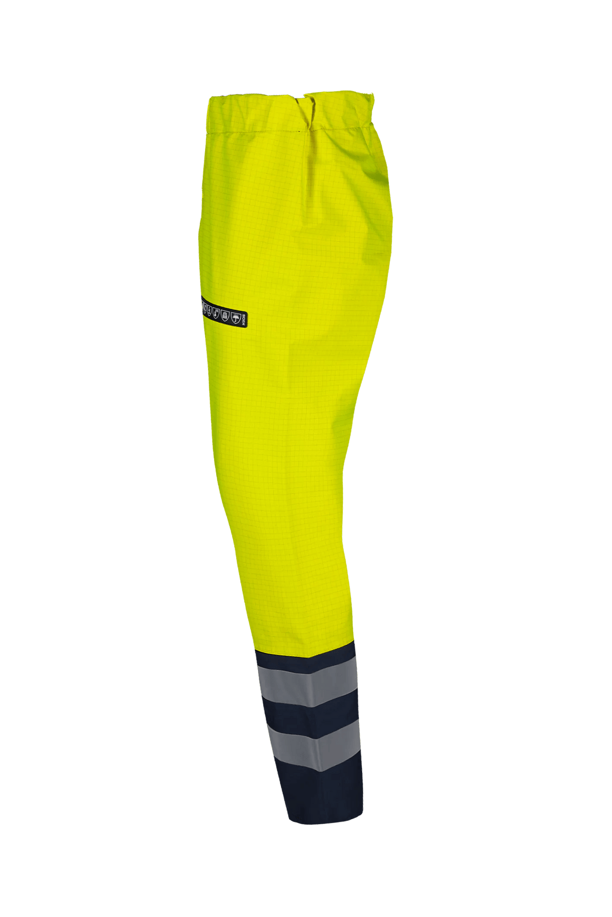 Sioen PRO Hovi in High-vis yellow/Navy blue, side view