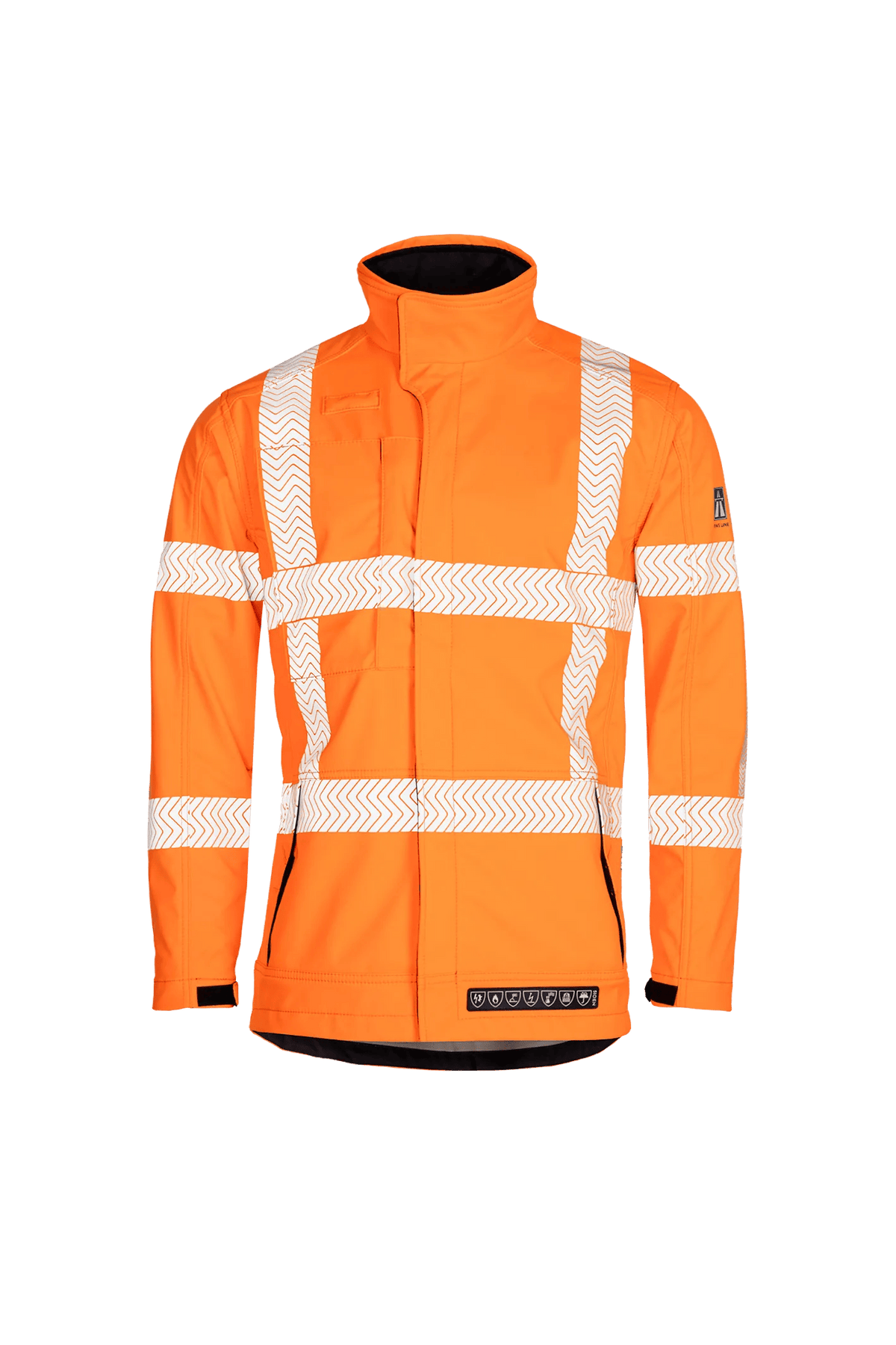 Sioen PRO Hollum in High-vis orange, front view