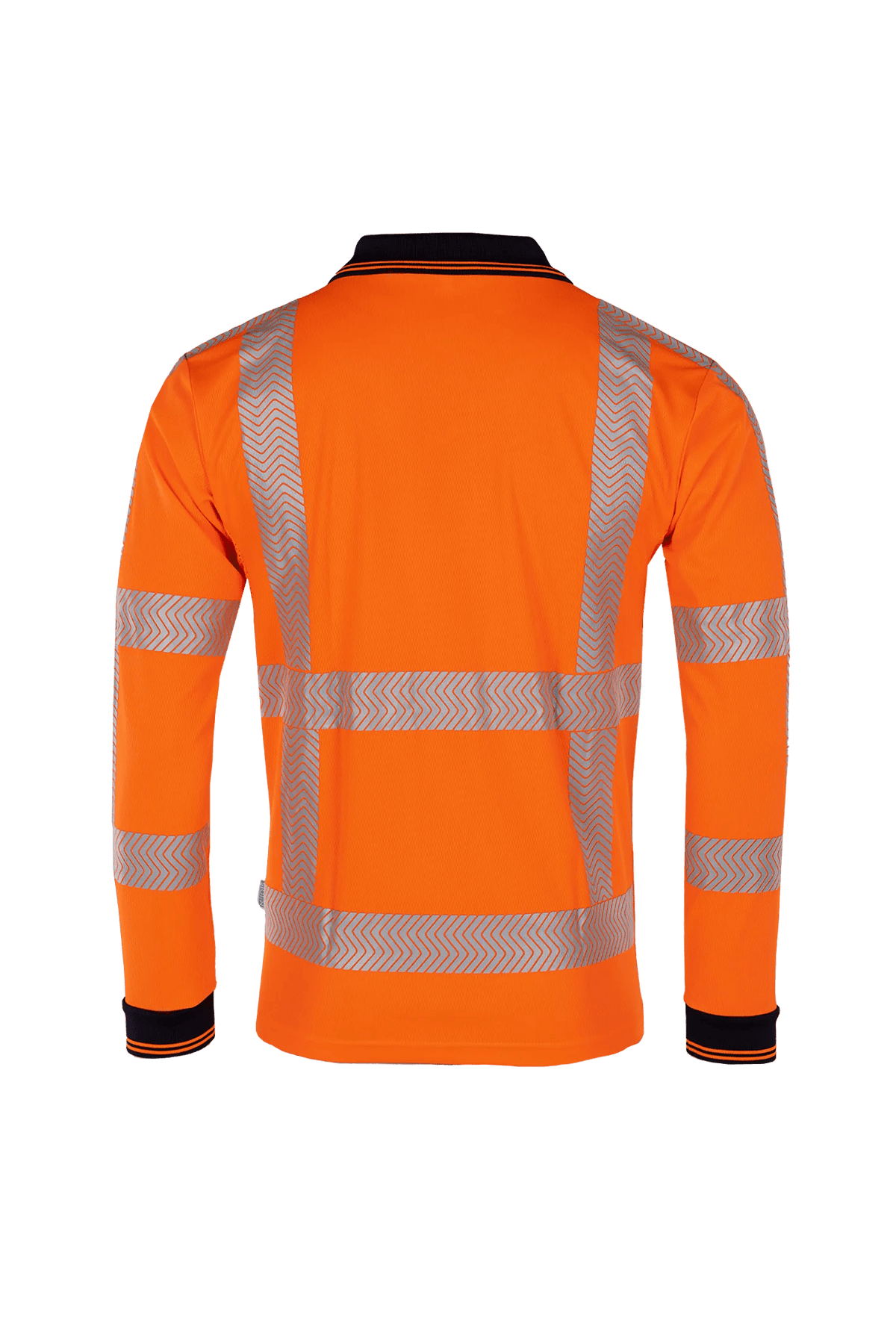 Sioen Lottum in High-vis orange, back view