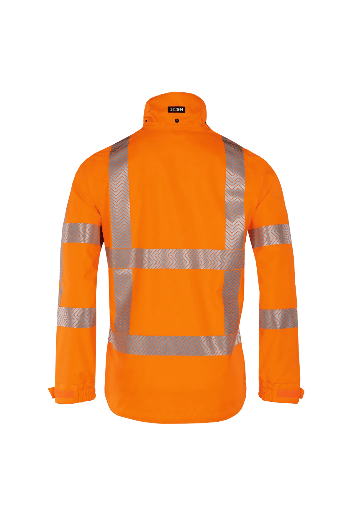 Sioen Edam in High-vis orange, back view