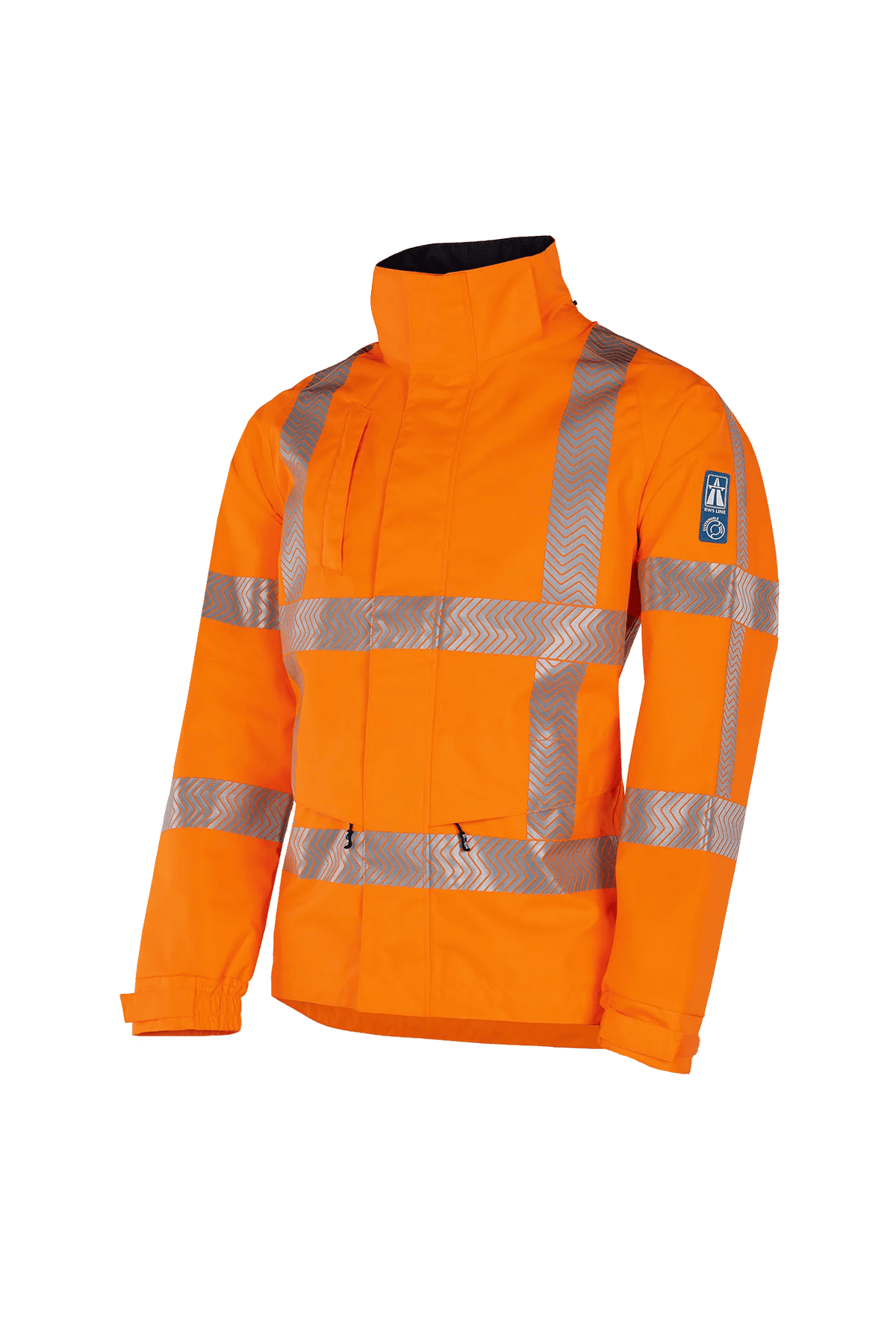 Sioen Edam in High-vis orange, side view