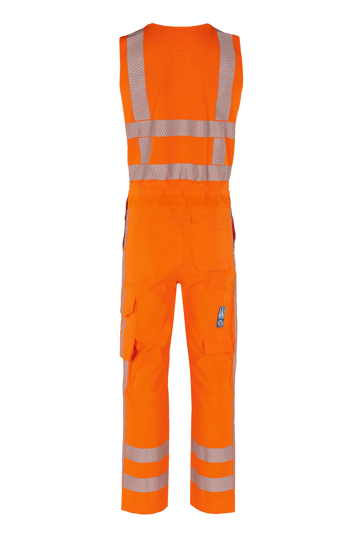 Sioen Amby in High-vis orange, back view