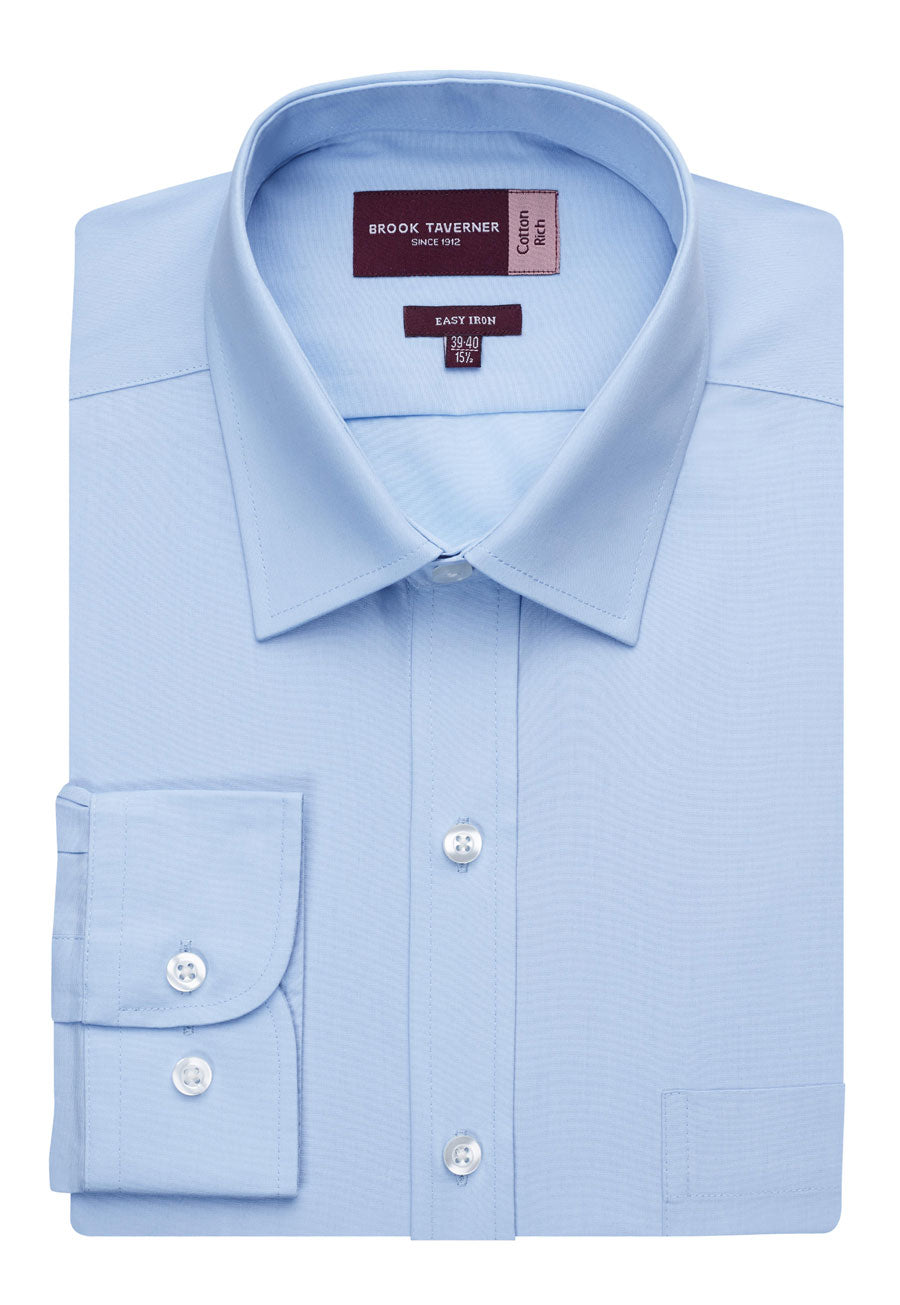 Brook Taverner Rapino Shirt in Blue, image 3