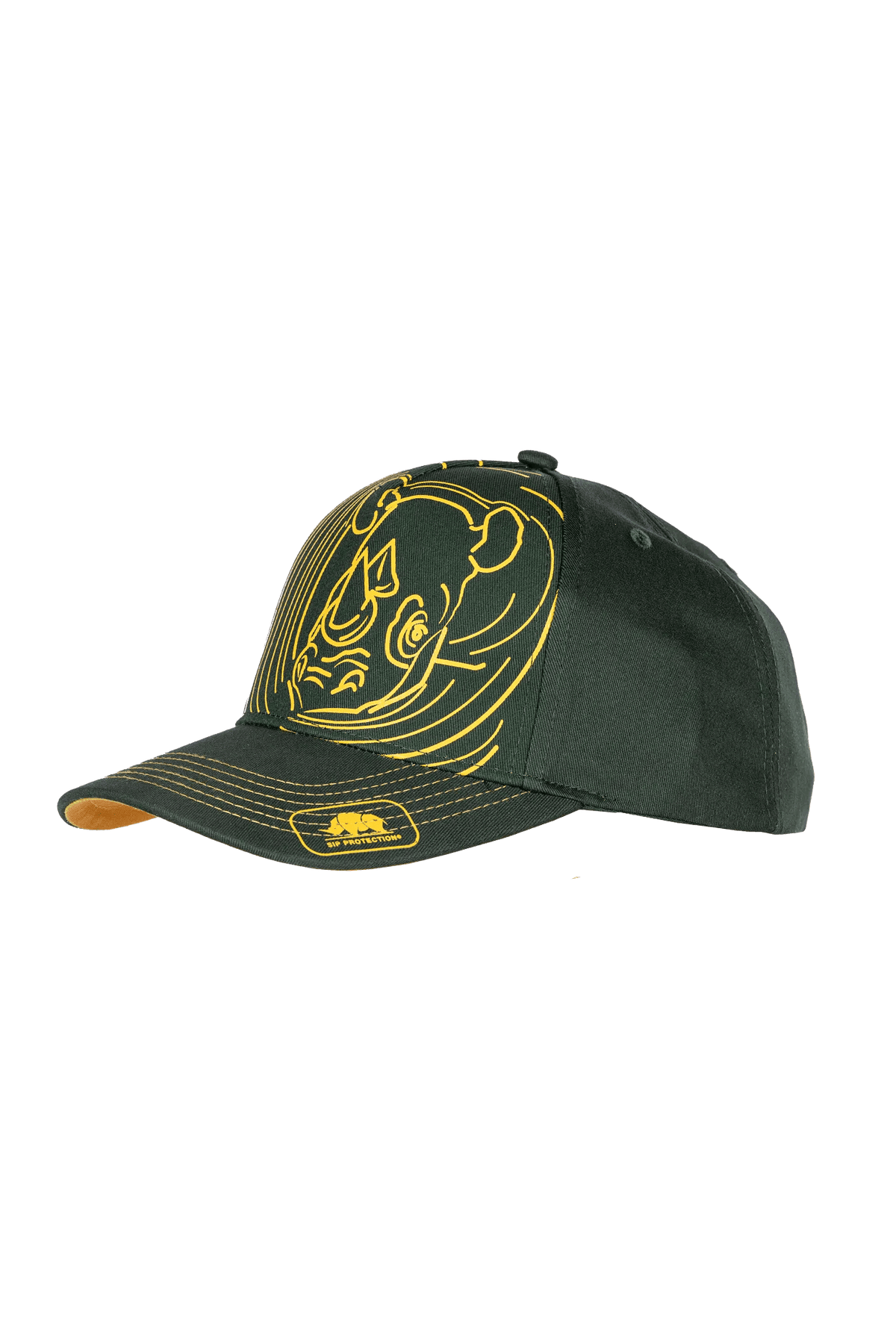 SIP Protection CAPtain in GREEN/YELLOW, side view