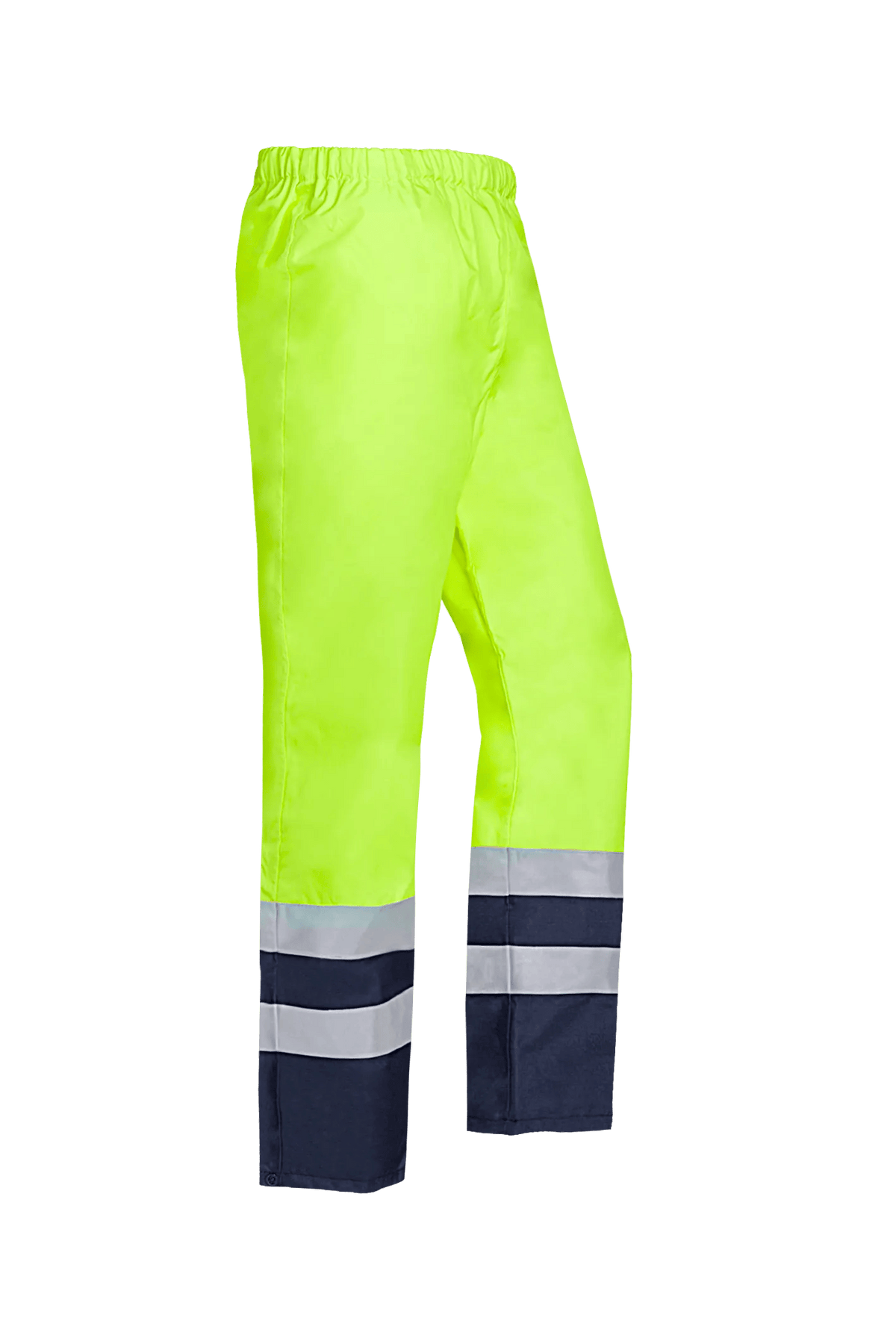 Sioen Norvill in High-vis yellow/Navy blue, side view