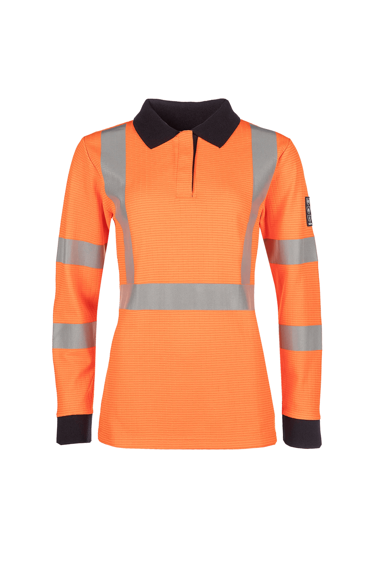 Sioen PRO Amelia in High-vis orange, front view