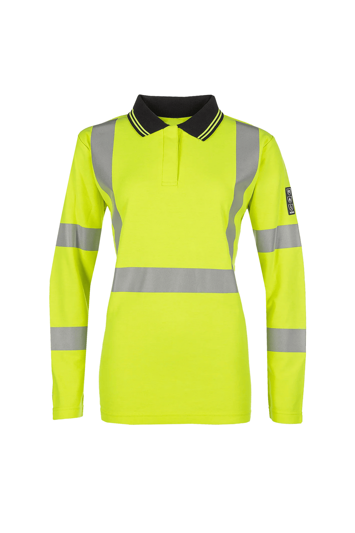 Sioen PRO Augustine in High-vis yellow, front view