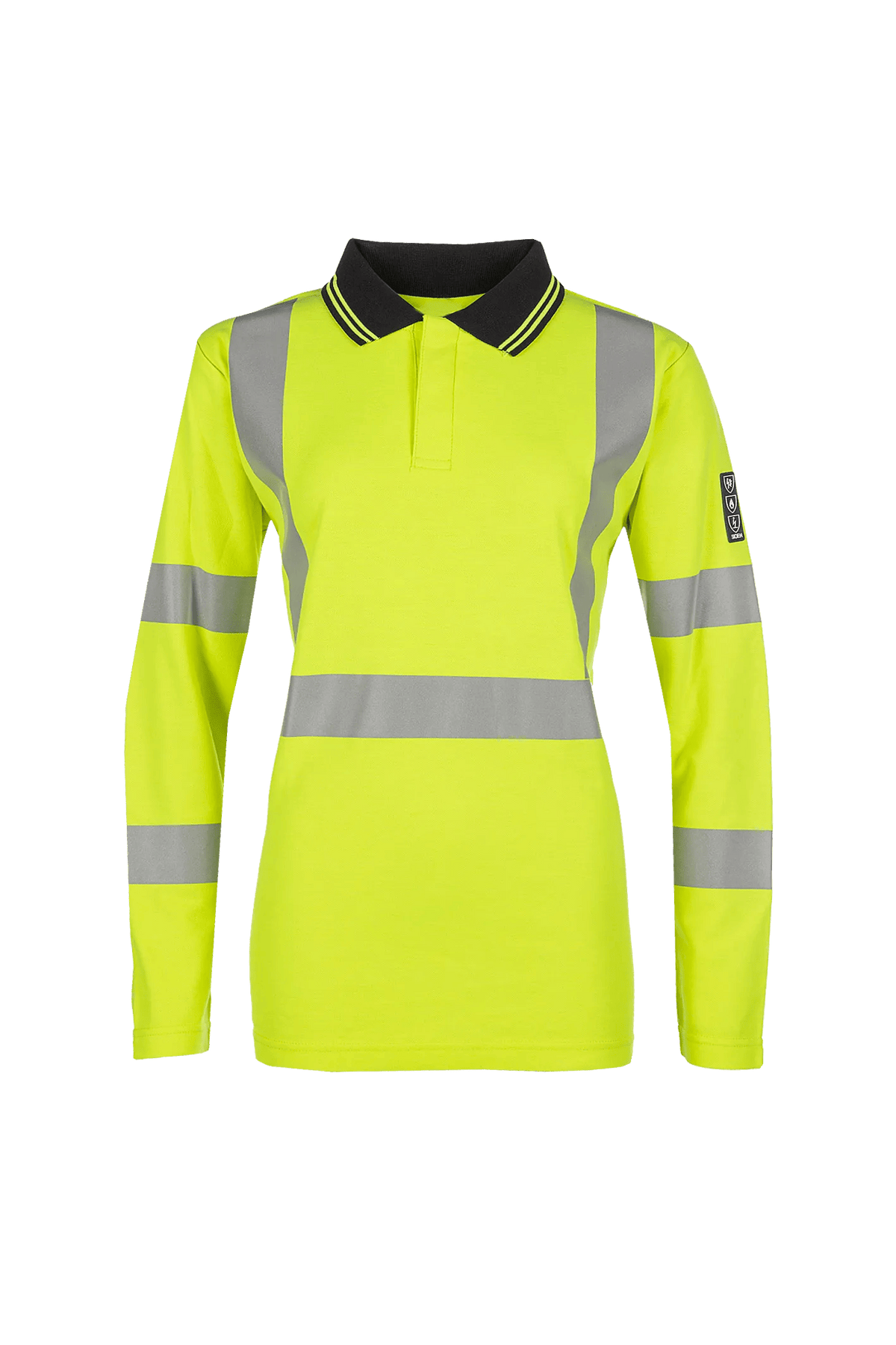 Sioen PRO Augustine in High-vis yellow, front view