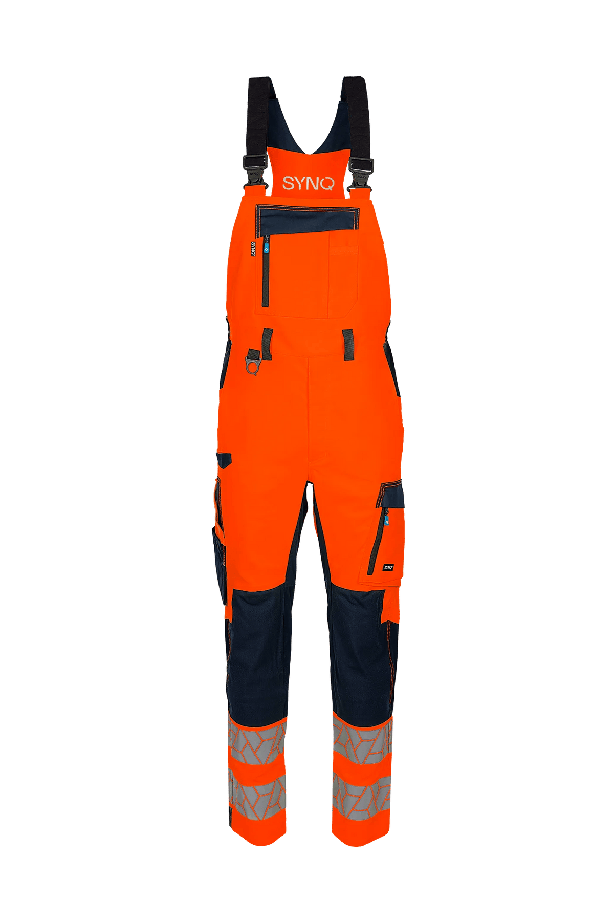 SYNQ Breaqout in High-vis orange/Navy blue, front view