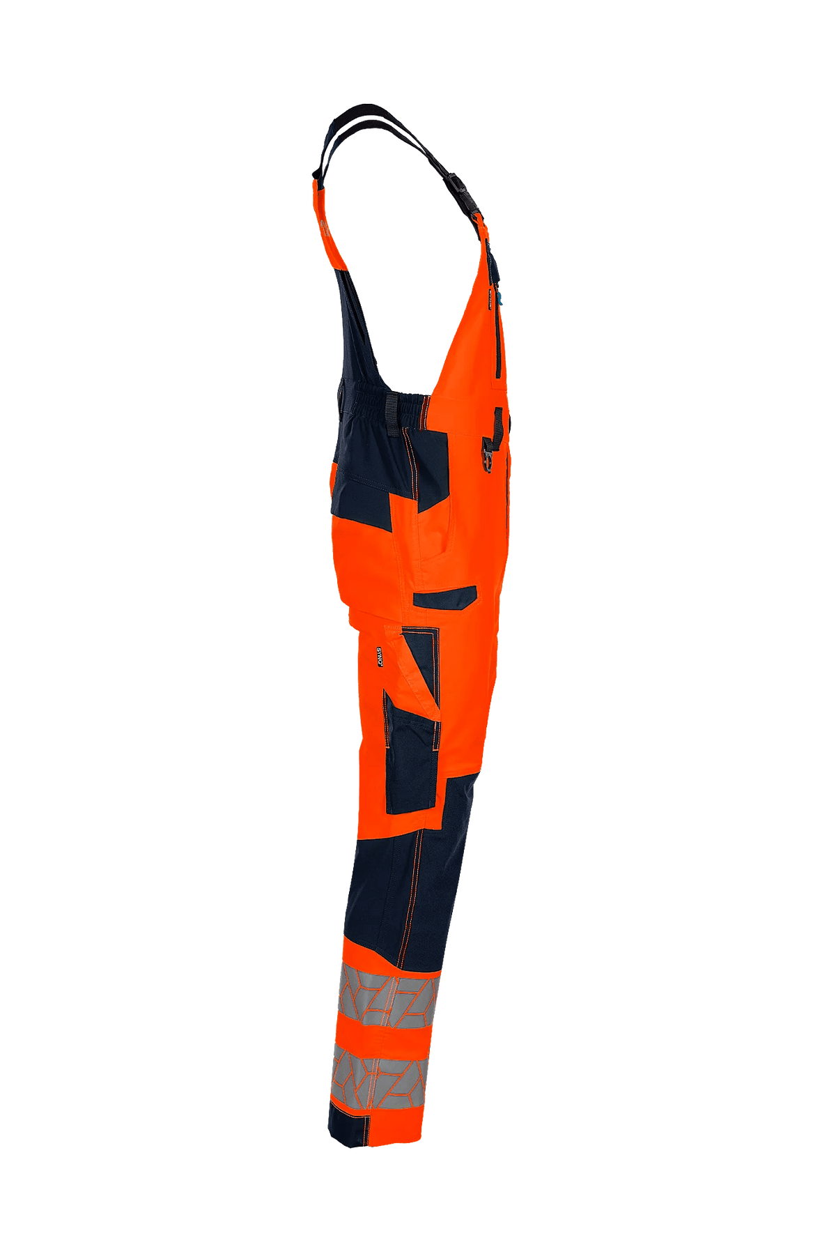 SYNQ Breaqout in High-vis orange/Navy blue, side view