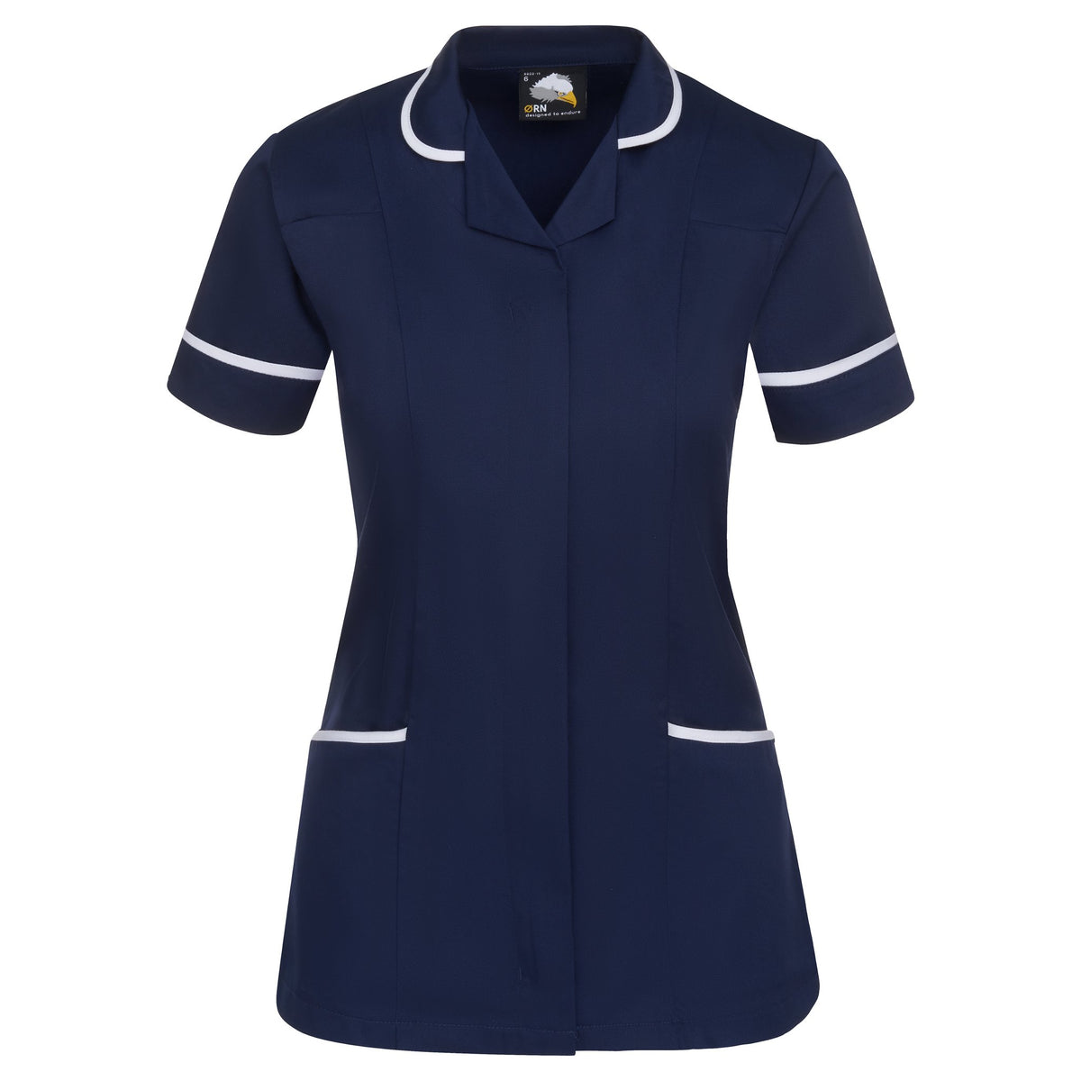 Orn Florence Classic Tunic - Navy - White - front