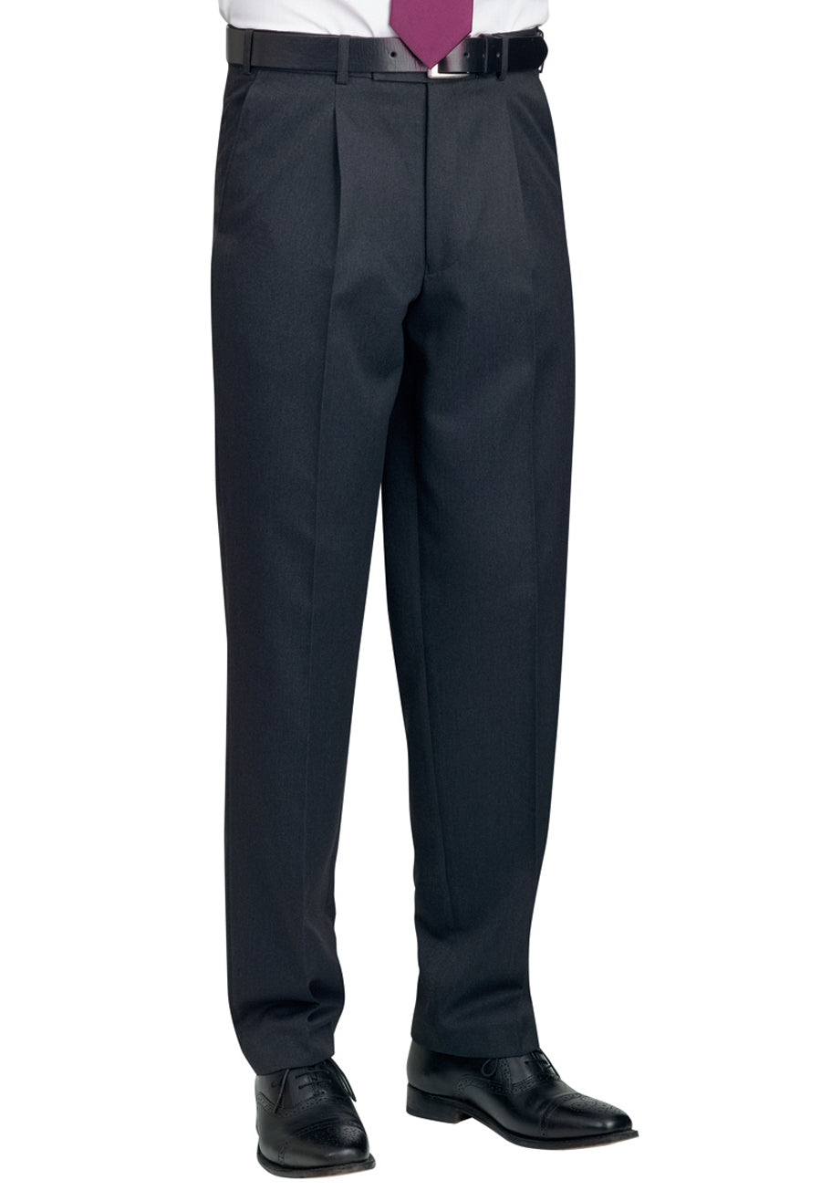 Brook Taverner Atlas Trouser in Charcoal, image 2