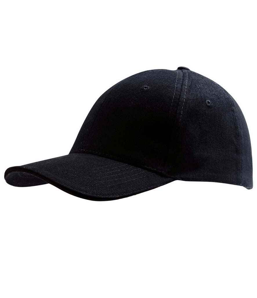 SOL'S Buffalo Cap in Black, front view