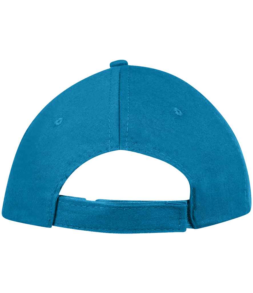 SOL'S Sunny Cap in Aqua, back view