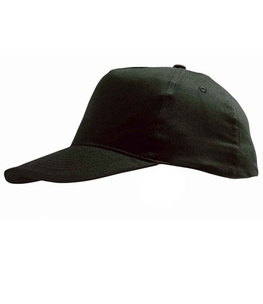 SOL'S Sunny Cap in Black, front view