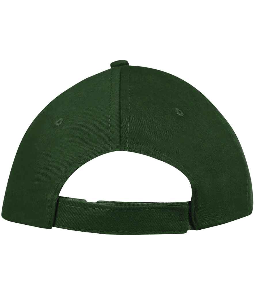 SOL'S Sunny Cap in Bottle Green, back view