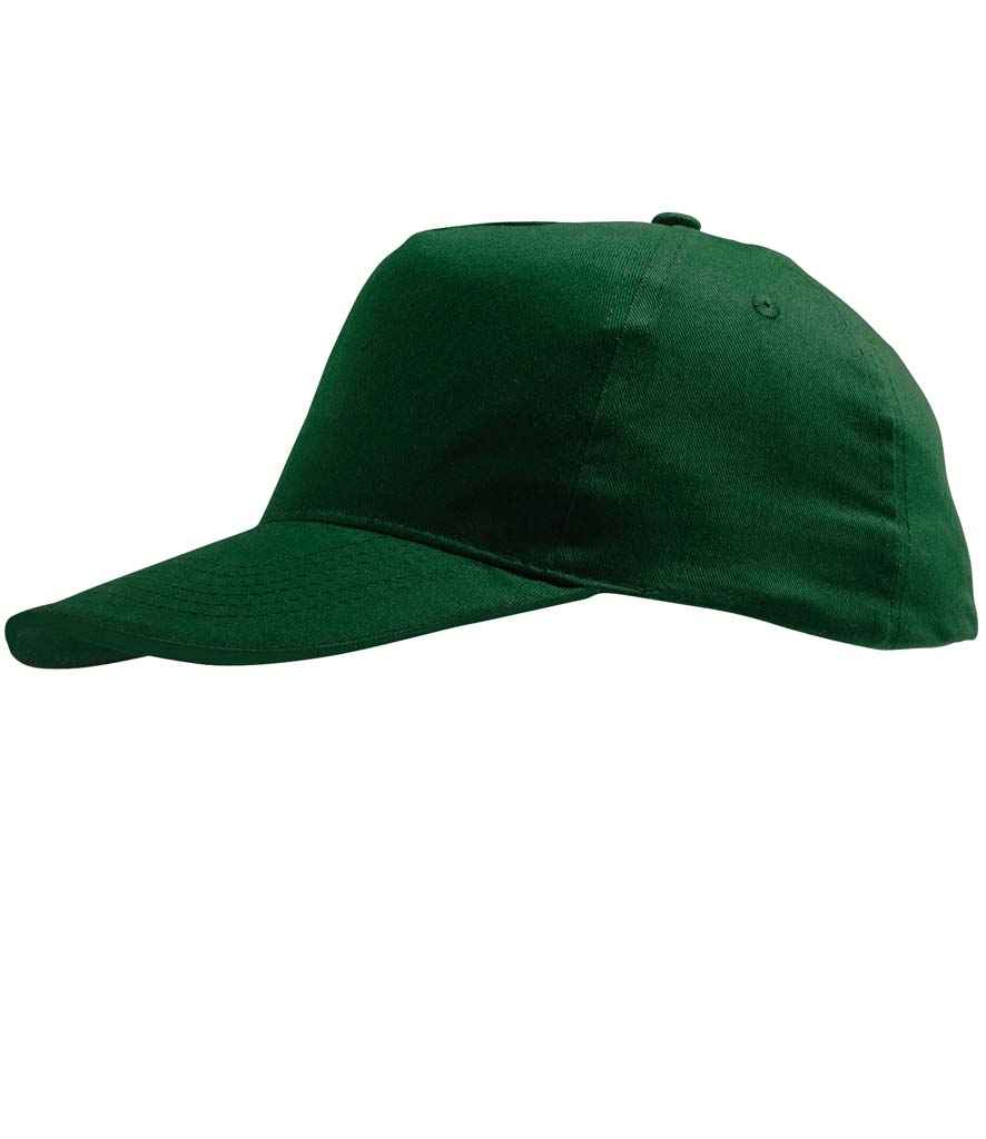 SOL'S Sunny Cap in Bottle Green, front view
