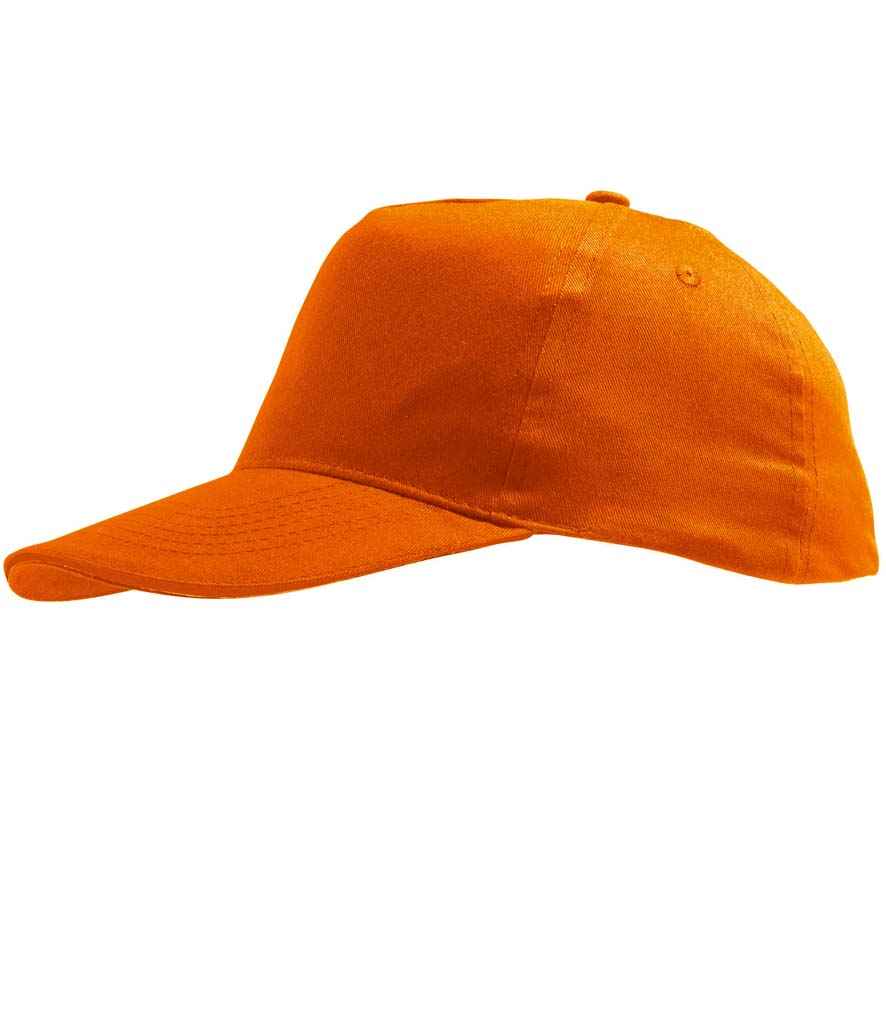 SOL'S Sunny Cap in Orange, front view