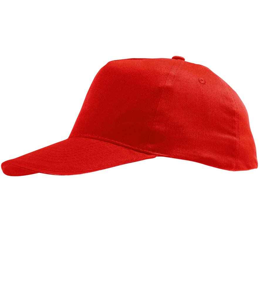SOL'S Sunny Cap in Red, front view