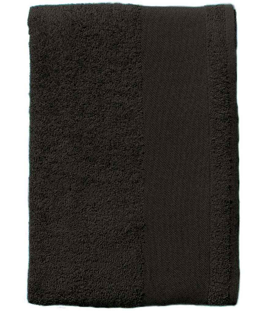 SOL'S Island 50 Hand Towel in Bottle Green, front view