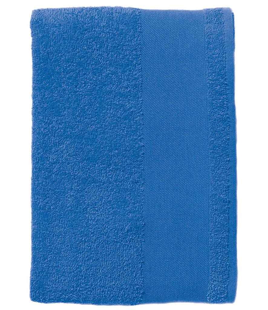SOL'S Island 50 Hand Towel in Royal Blue, front view