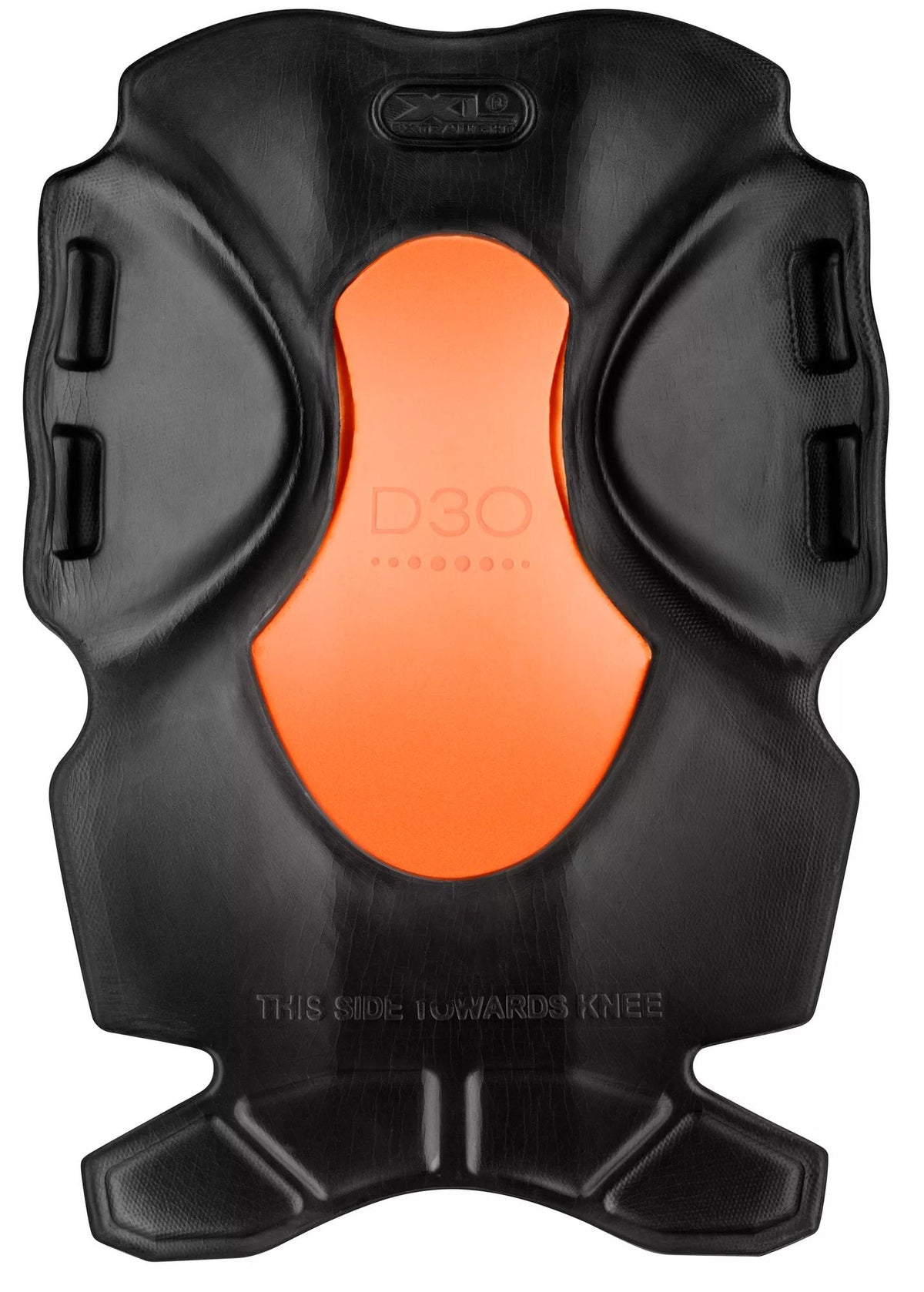 Snickers Workwear 9191 XTR D3O® Craftsmen Kneepads in Black/Orange, back view