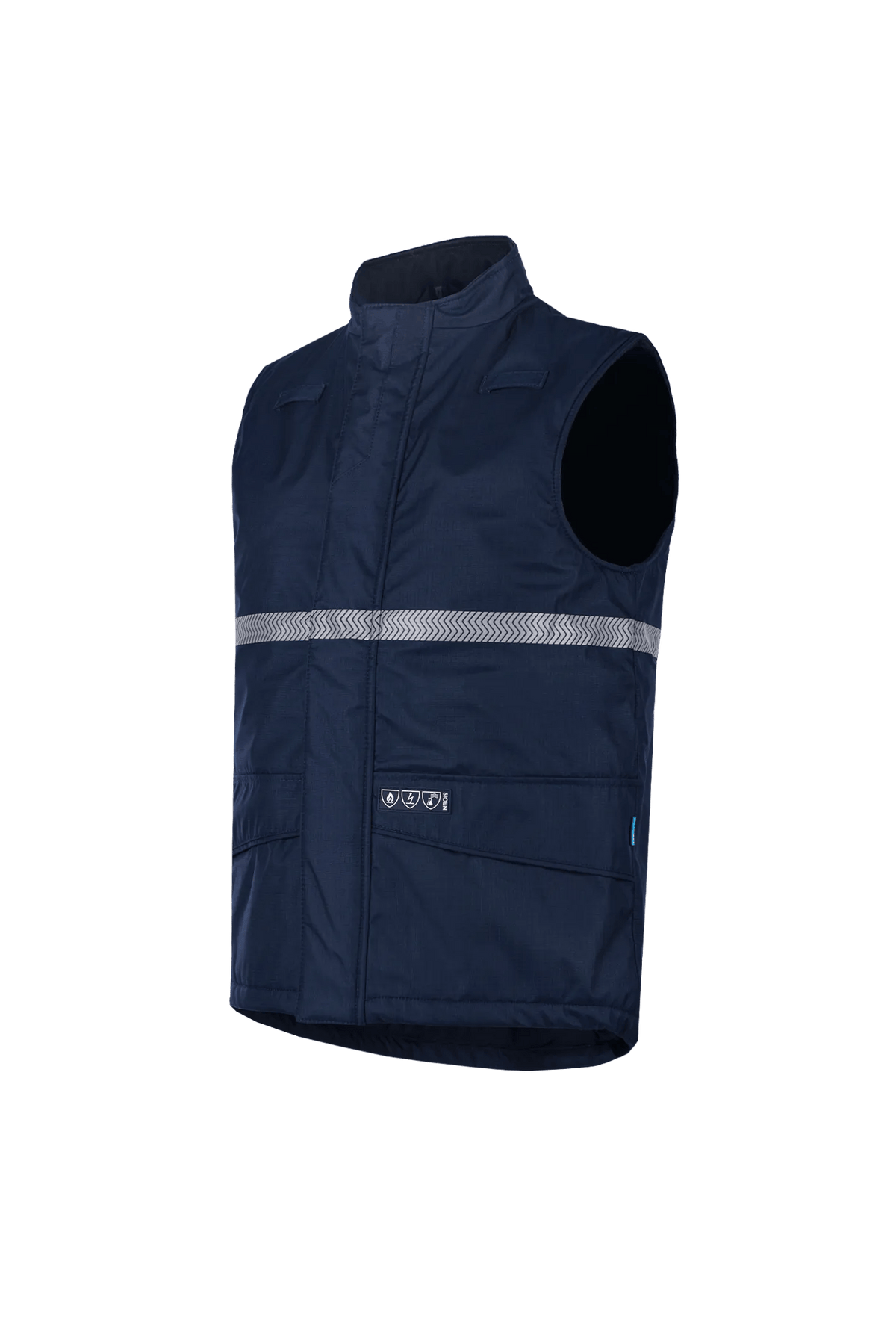 Sioen PRO Burvik in Navy blue, side view