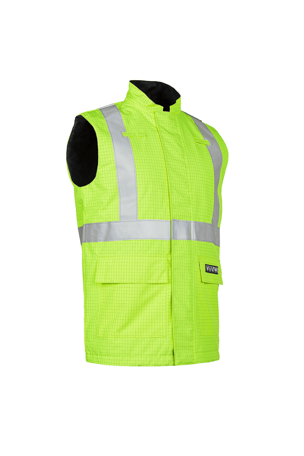Sioen PRO Sidney in High-vis yellow, side view