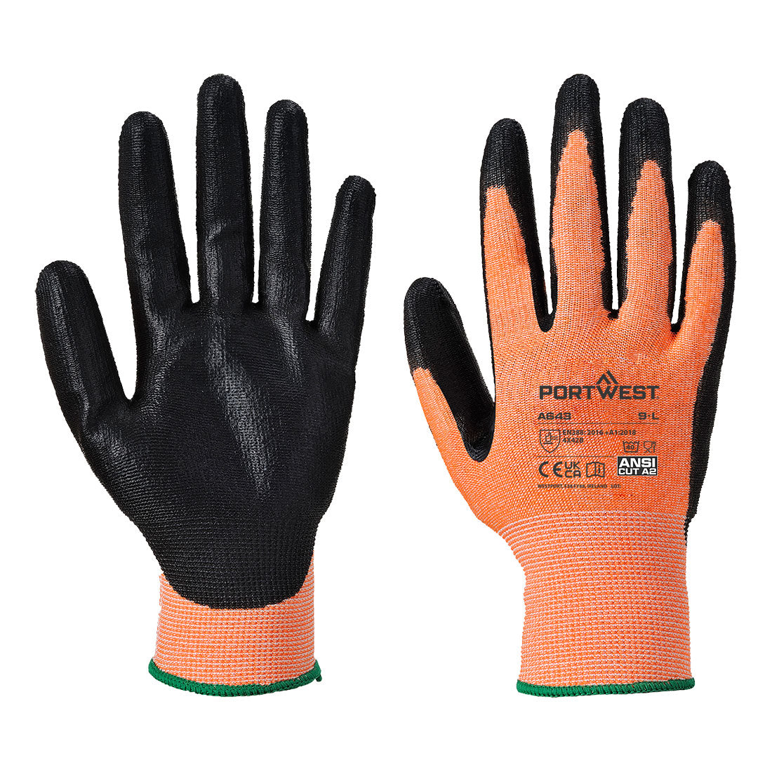 Portwest Cut B13 Nitrile Amber Glove, main product image