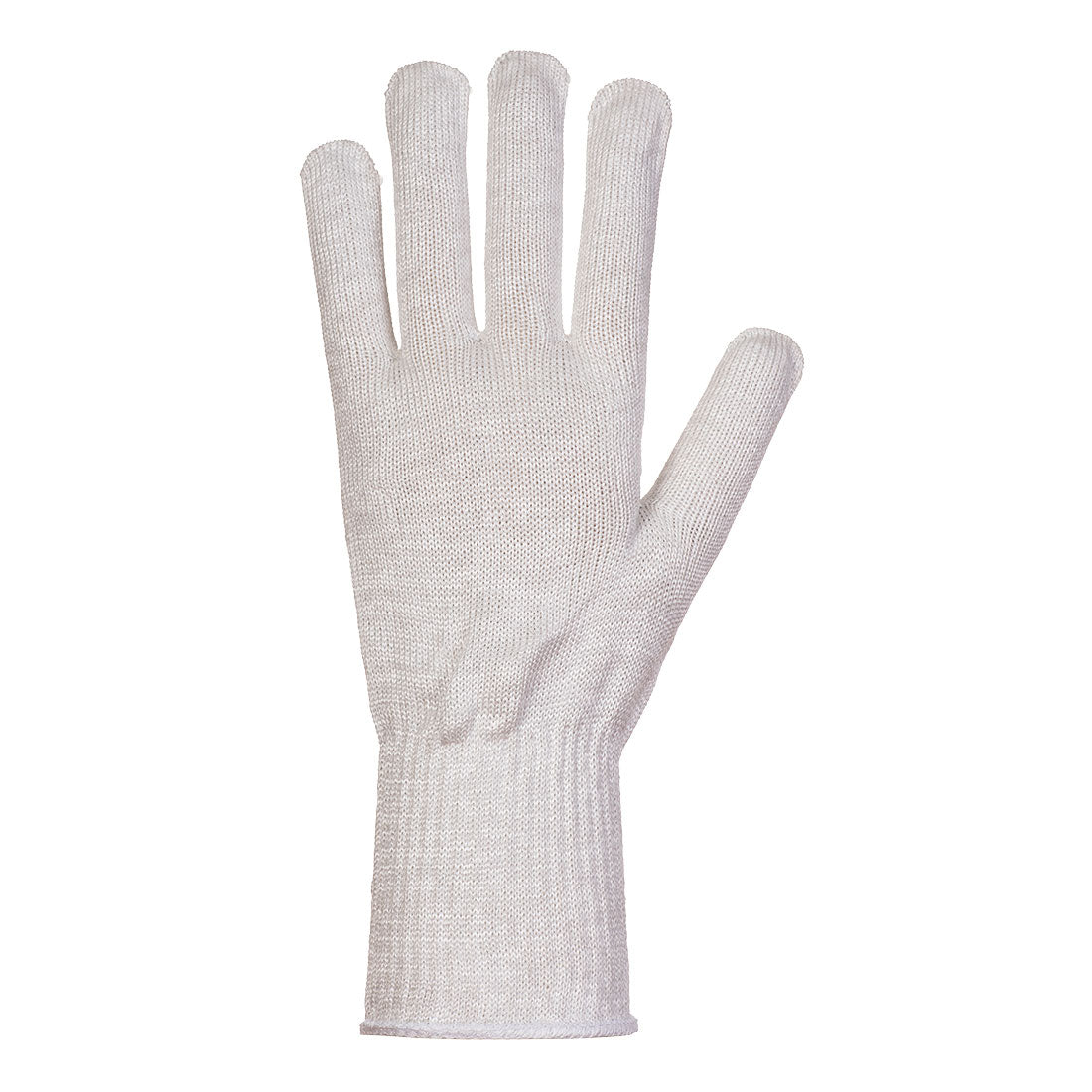 Portwest A657 Cut F10 Food Glove Liner – 1 glove in Grey, back view