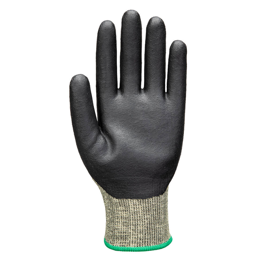 Portwest A784 FR Arc Cut C18 Level 2 Glove in Green/Black, back view