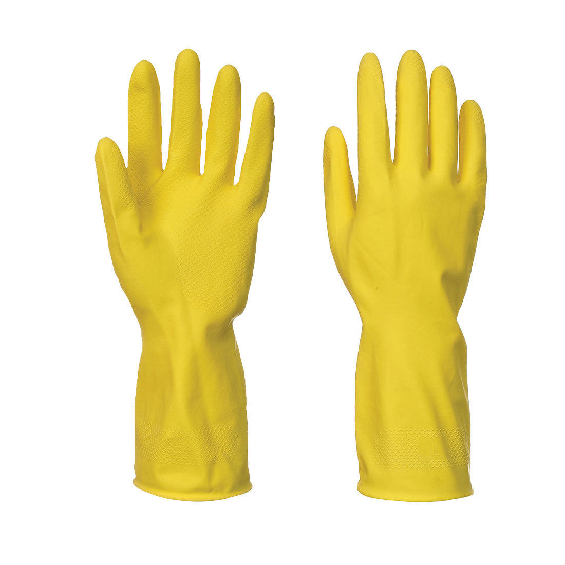 Portwest Household Latex Glove Full Box (240 Pairs) in Yellow, main product image