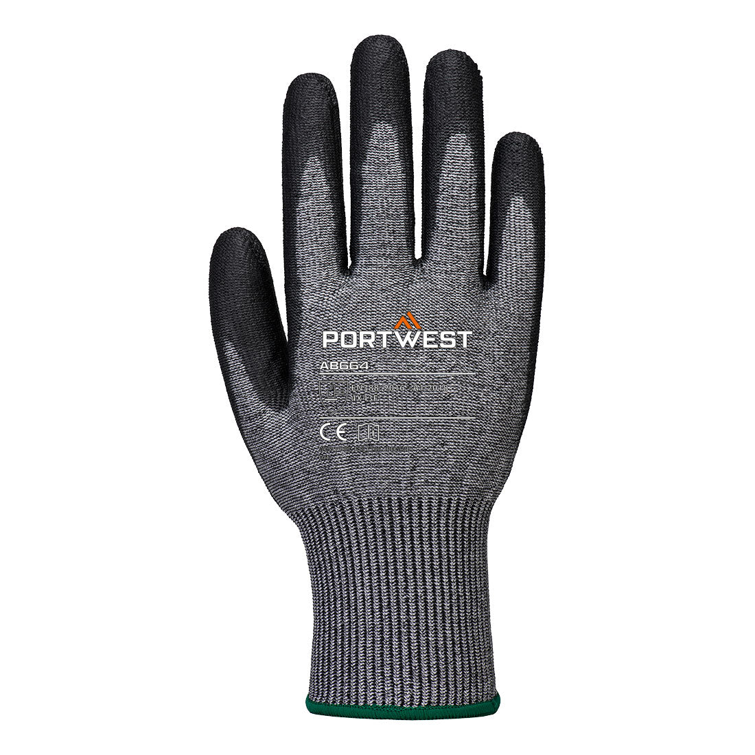 Portwest AB664 Cut F13 PU Essential Multipack (Pk12) in Grey/Black, back view