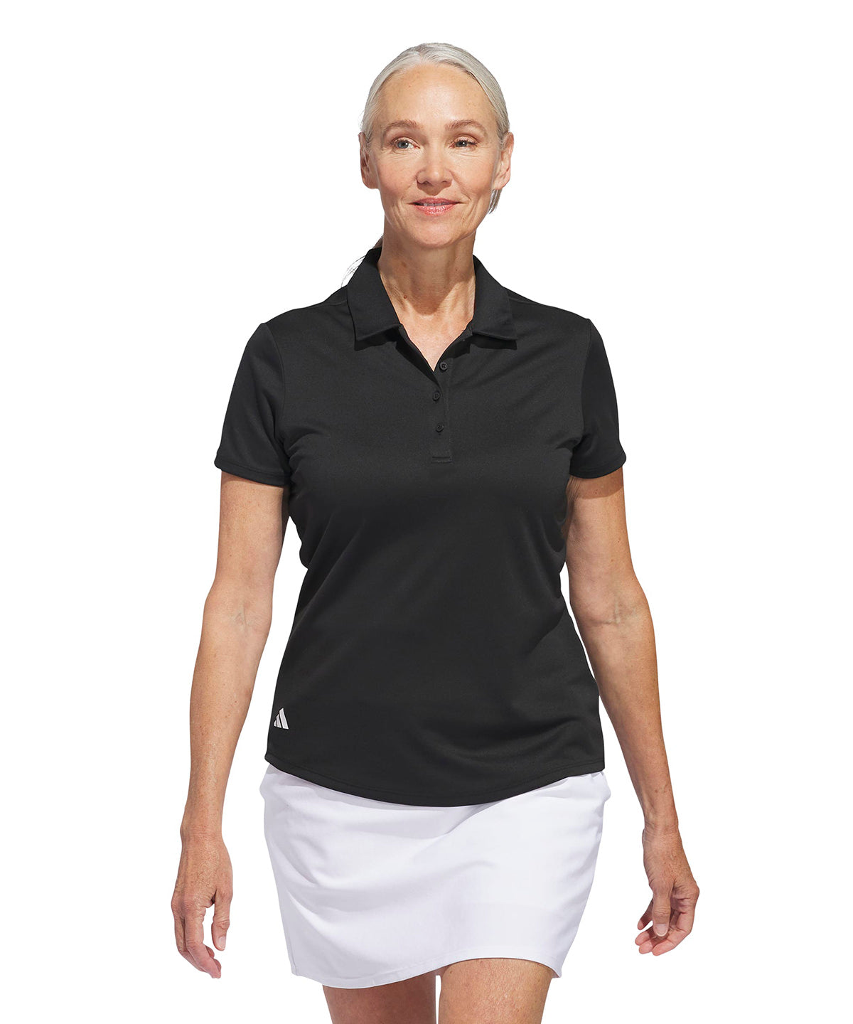 adidas Women's Performance polo, lifestyle photo
