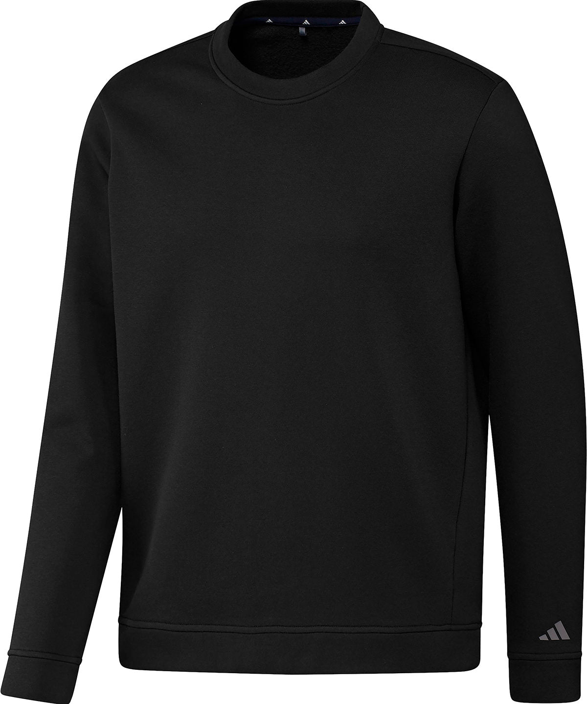 adidas Blank crew sweatshirt in Black, front view