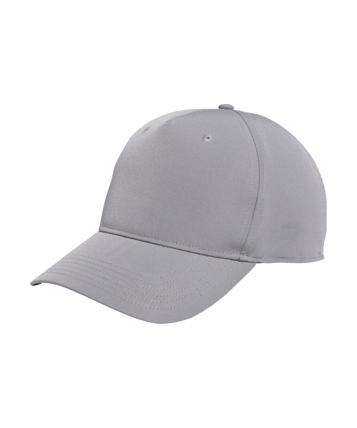 adidas Golf performance crested cap in Grey Three, front view