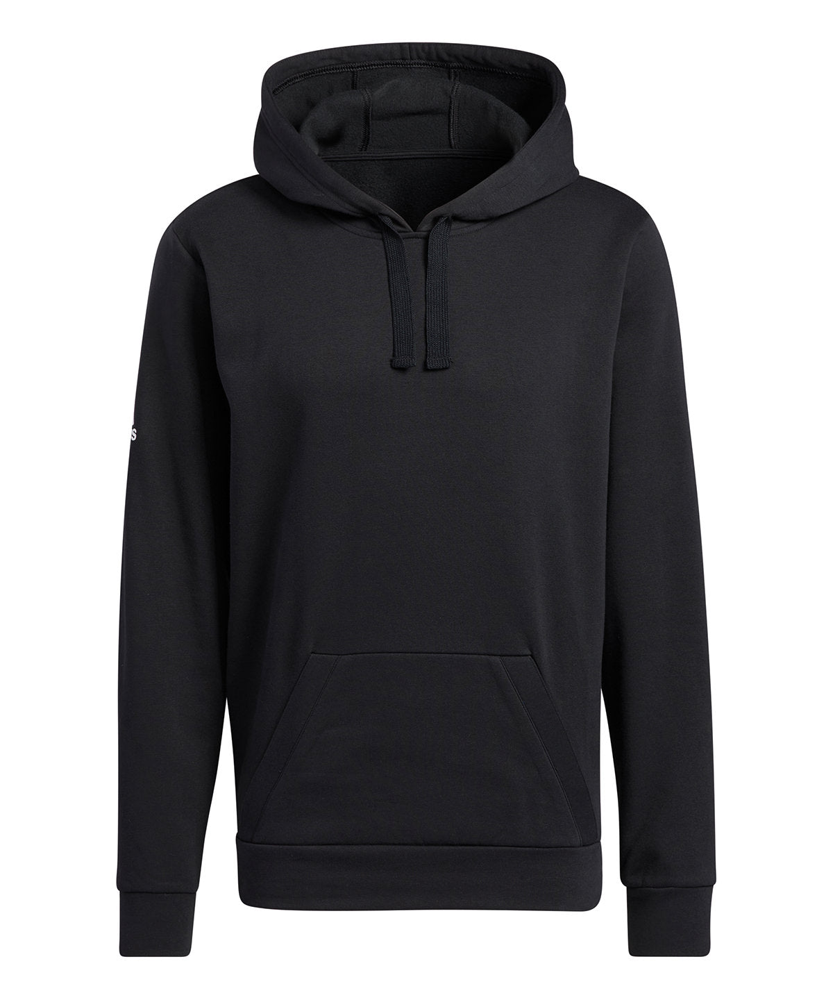 adidas Fleece hoodie in Black, front view