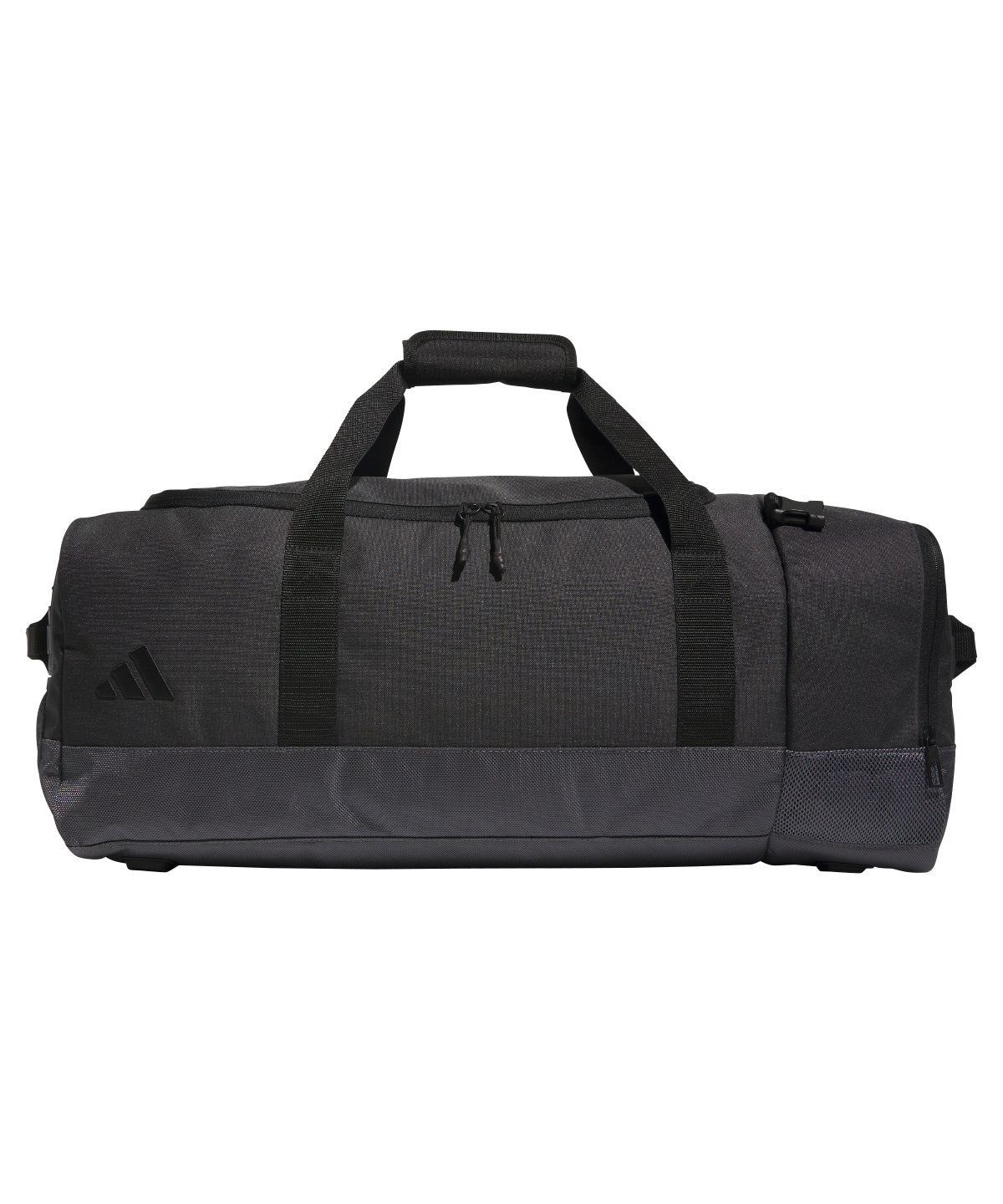 adidas Hybrid duffle in Grey Five, front view