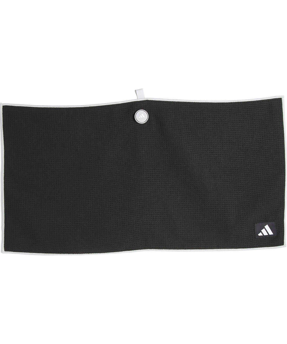 adidas Players’ towel in Black, front view