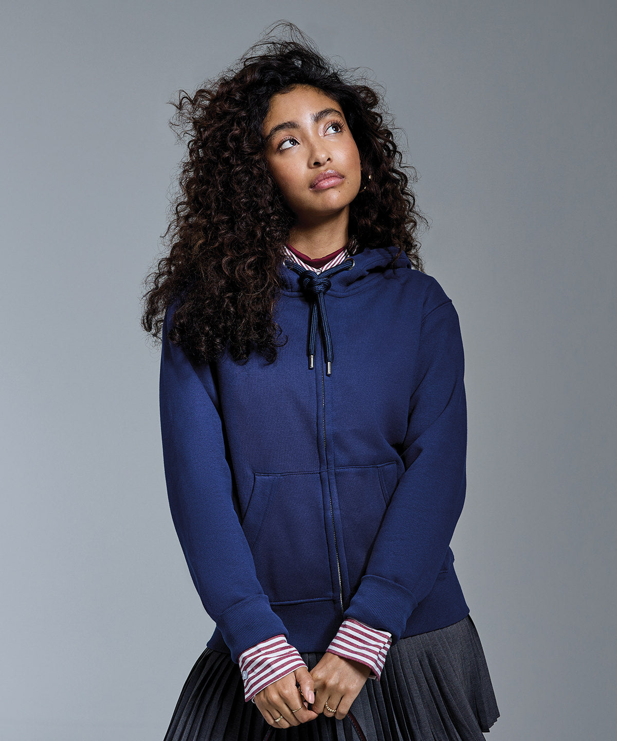 Anthem Women's full-zip hoodie, lifestyle photo