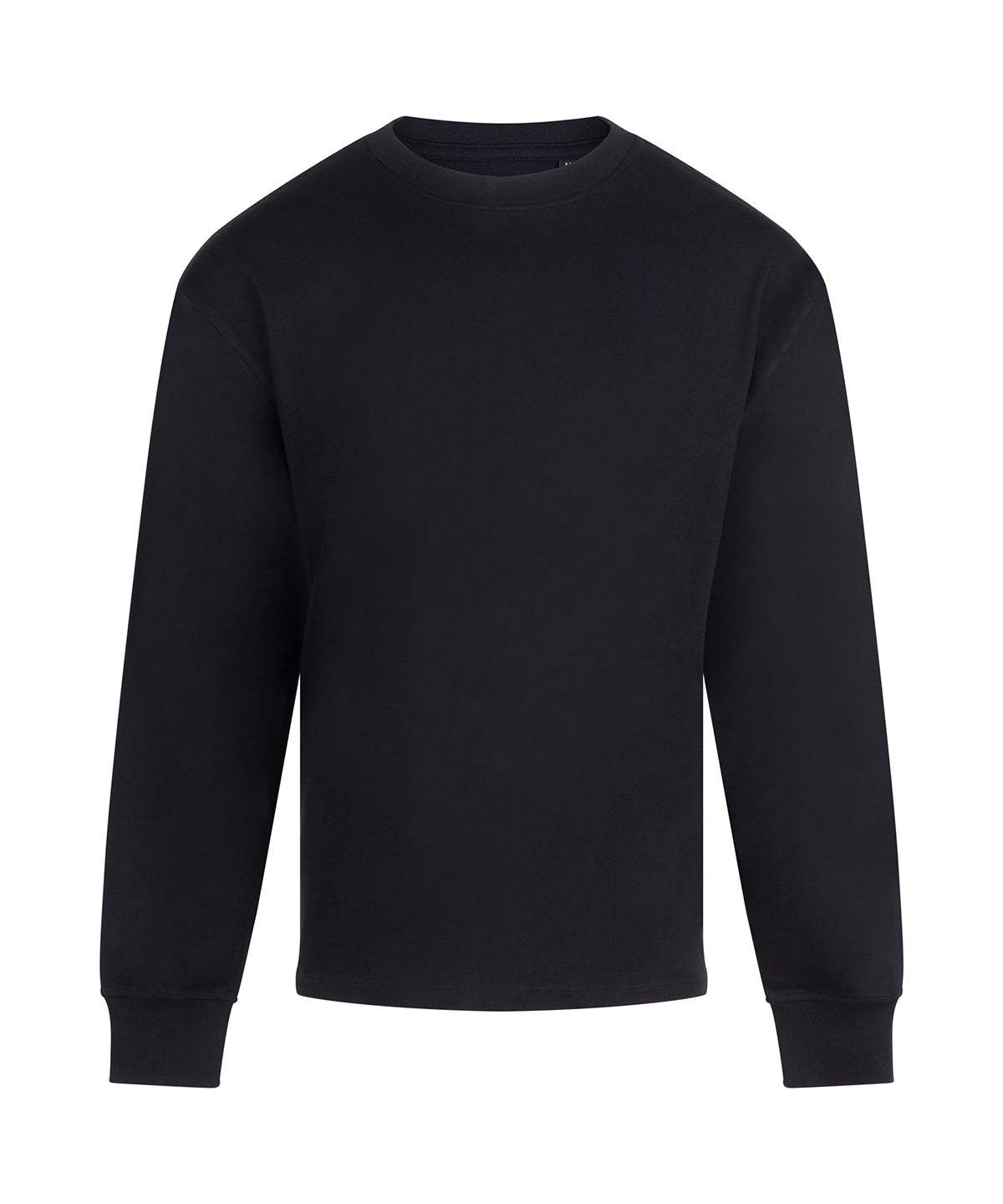 Anthem Headline heavy long sleeve t-shirt in Black, front view
