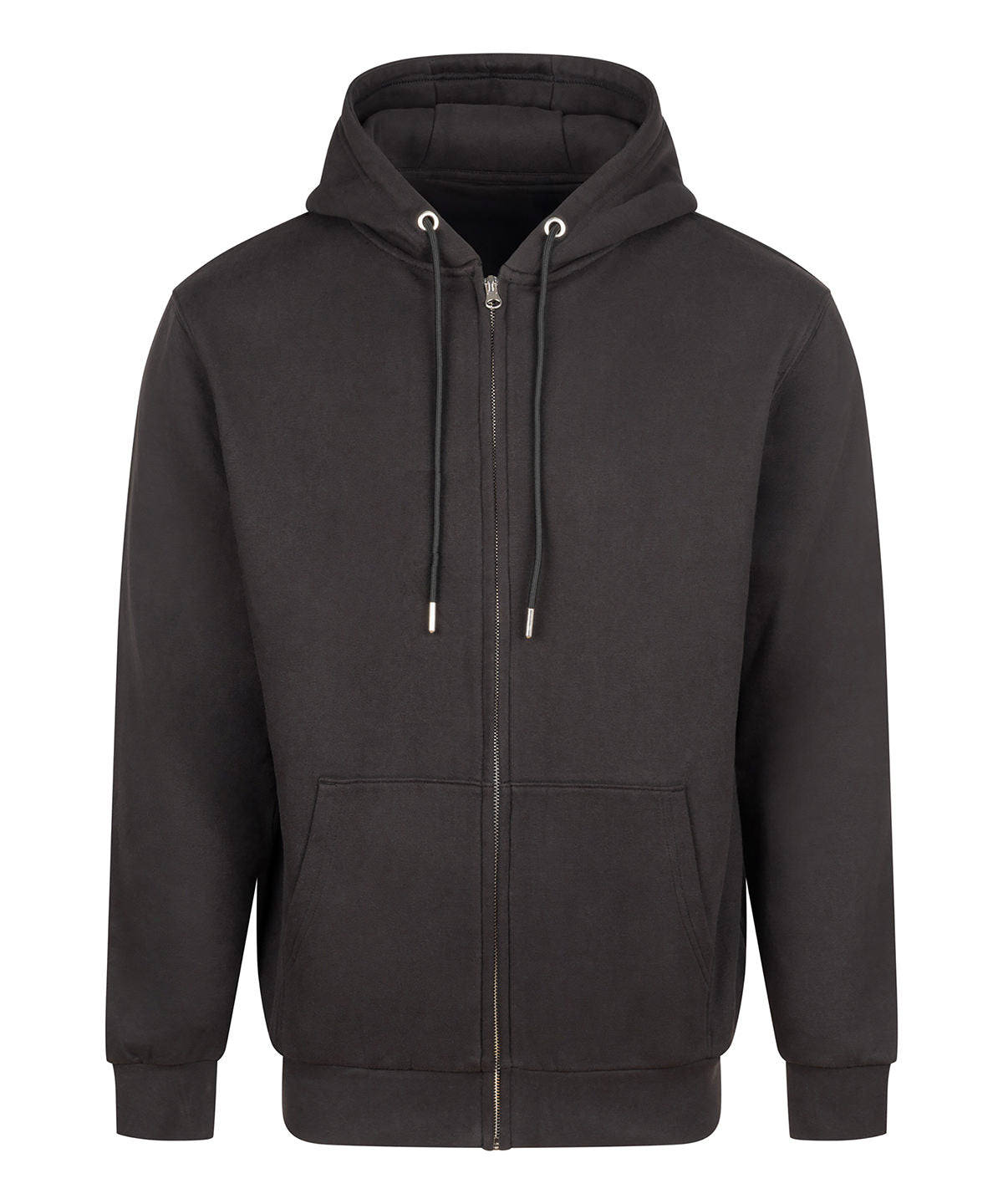 Anthem Studio full-zip hoodie in Black, front view