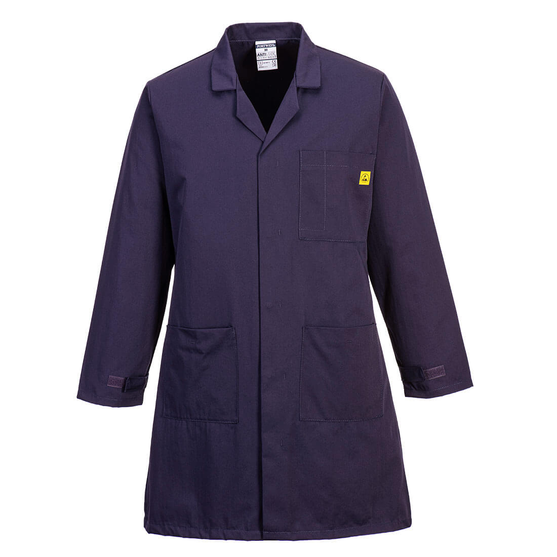 Portwest Anti-Static ESD Coat in Navy (NA), image 3