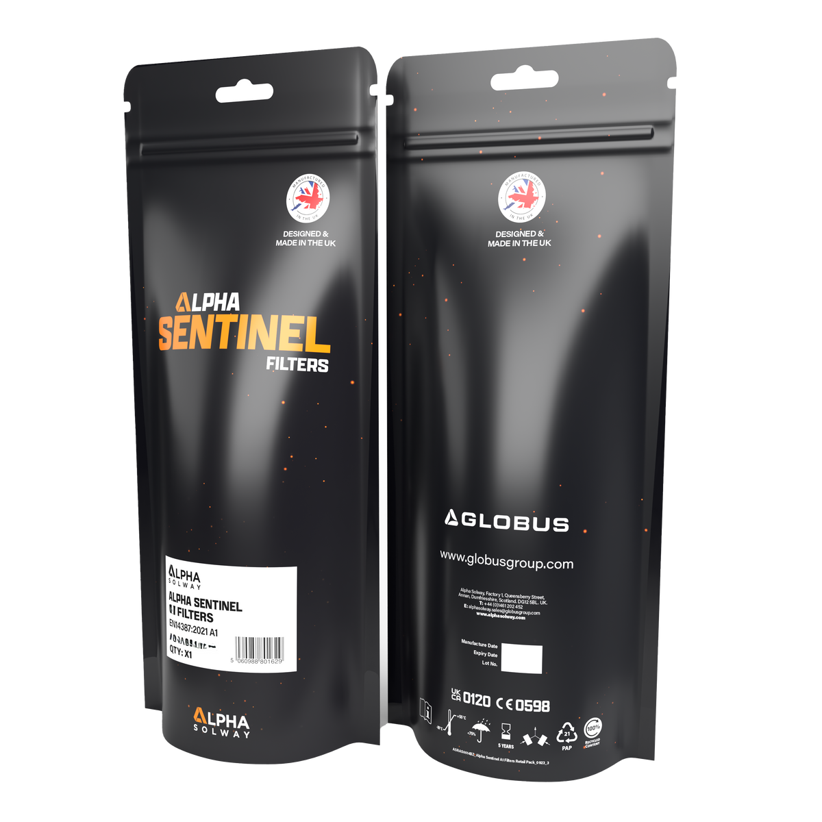 Skytec Alpha Sentinel P3H Filters Retail Pack