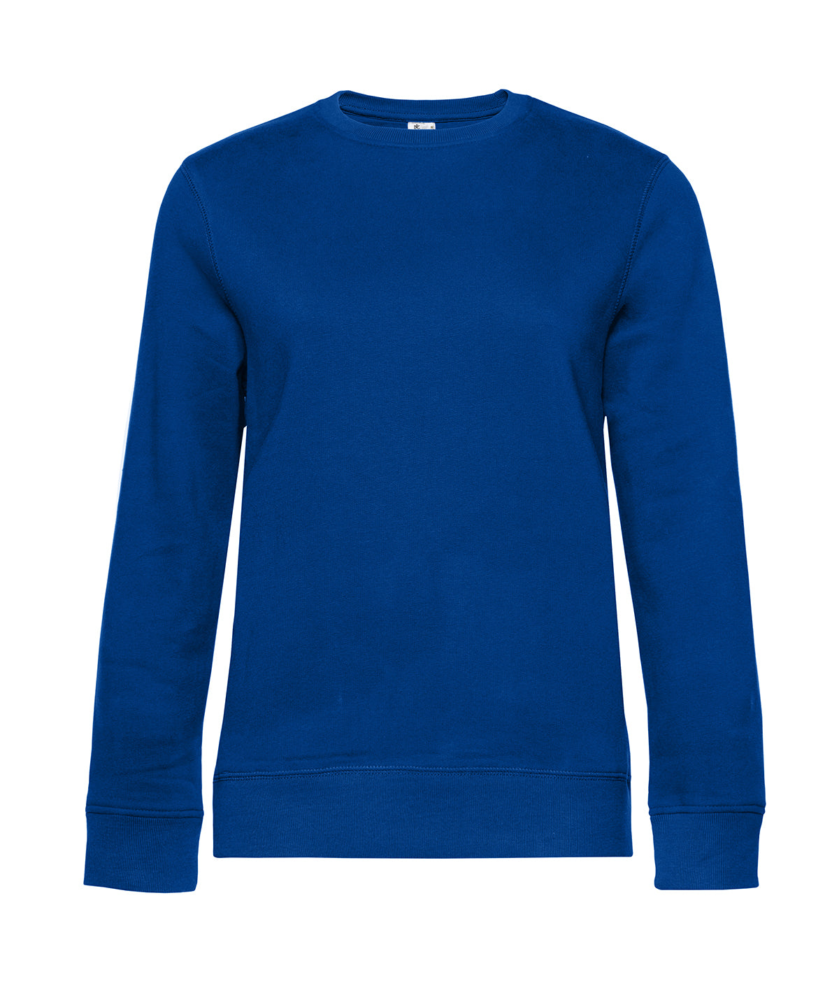 B&C Collection B&C Queen crew neck in Royal, front view