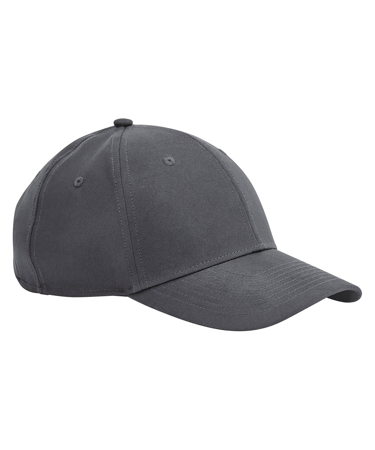 Beechfield Multi-sports performance cap in Graphite Grey, front view