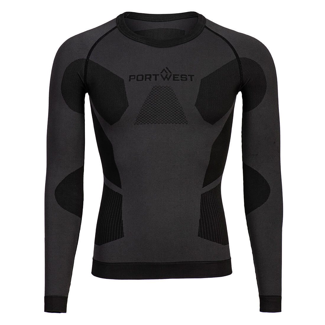 Portwest Dynamic Air Baselayer Top in Charcoal, main product image